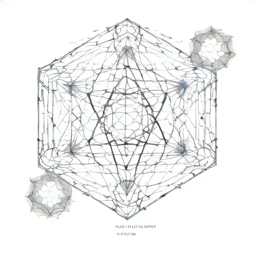 metatron's cube tattoo design idea
