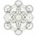 metatron's cube tattoo design idea