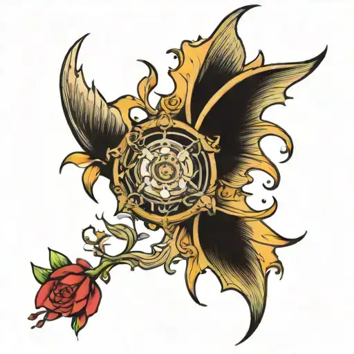 everything happens for a reason whether good tattoo design idea