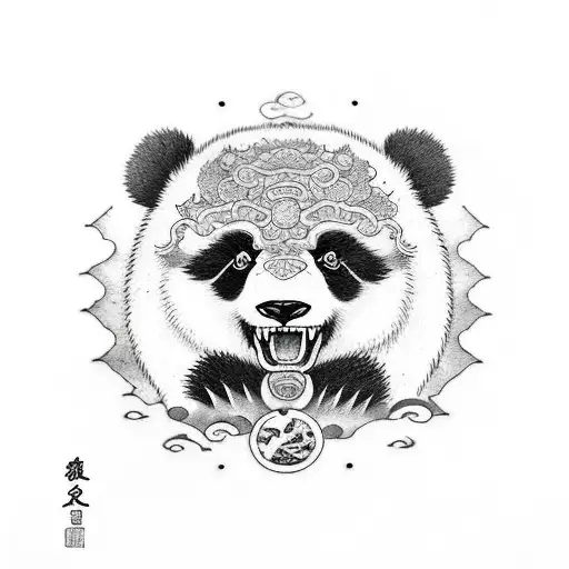 Panda tattoo