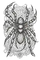 spider tattoo design basic simple tattoo design idea
