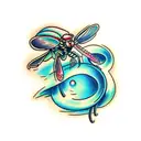 mantis tattoo design idea