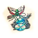 mantis tattoo design idea