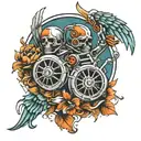 turbo angels tattoo design idea