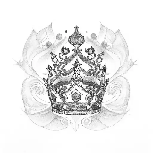 Princess Crown Tattoo