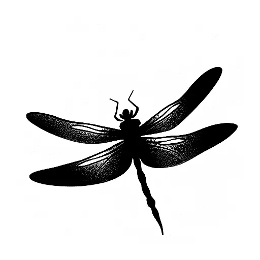 Dragonfly tattoo design idea
