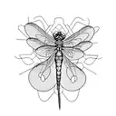 Dragonfly tattoo design idea