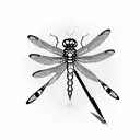 Dragonfly tattoo design idea