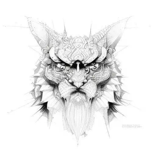 unit matrix tattoo design idea