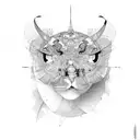 unit matrix tattoo design idea