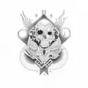 $uicideboy$ inspired tattoo design idea