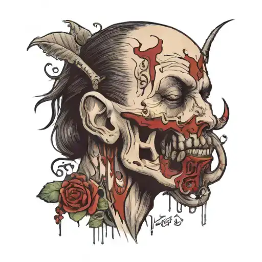 nose bleed, jaw surgery, death survivor  tattoo design idea
