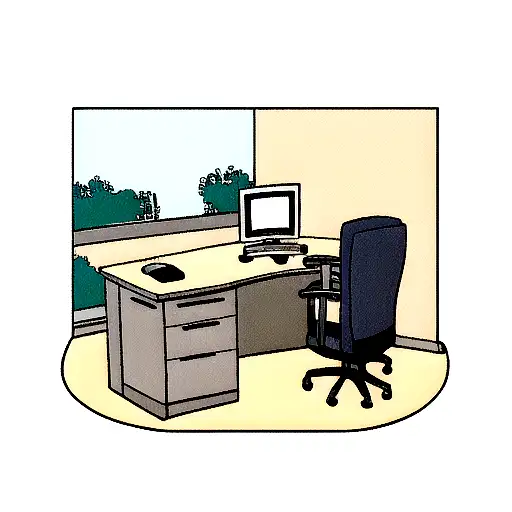 fish office worker tattoo design idea