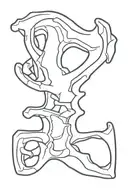 vertebrae tattoo design idea
