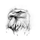 bald eagle with anaconda and minion tattoo design idea