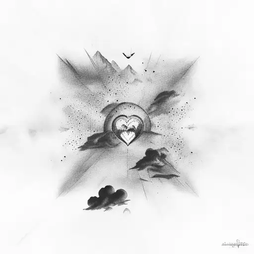 I will learn to love the skies I'm under tattoo design idea