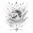 I will learn to love the skies I'm under tattoo design idea