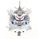 tengu tattoo design idea