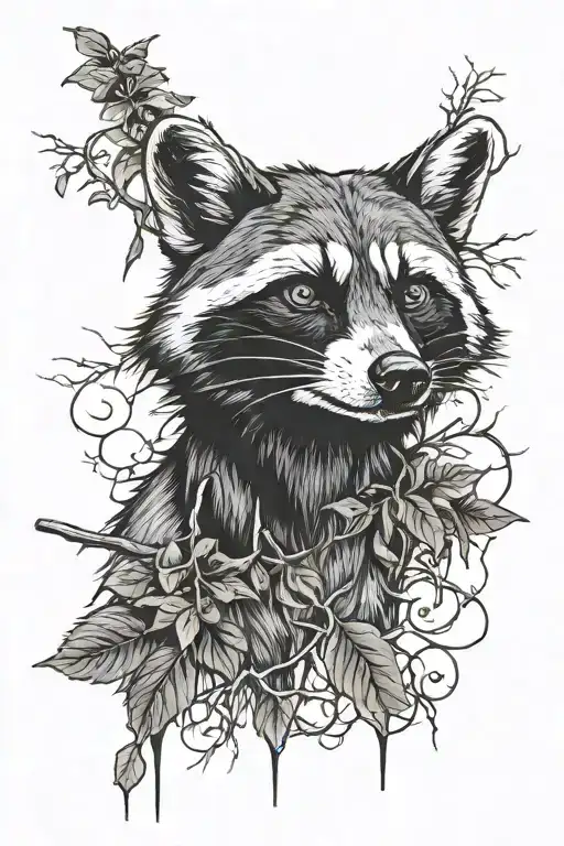 coon hunt inspired tattoo tattoo design idea