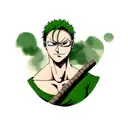 zoro tattoo design idea