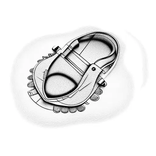 baby footprint, time, mechanic tools, car parts tattoo design idea