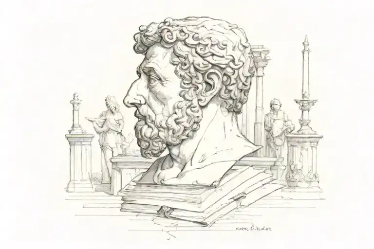 Dignitatis memores, ad optima intenti tattoo design idea