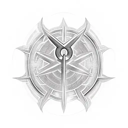 Ankh Symbol tattoo design idea
