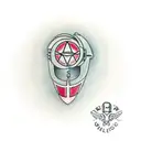 Halo ring with the iconic '343 Guilty Spark' tattoo design idea