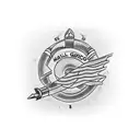 Halo ring with the iconic '343 Guilty Spark' tattoo design idea