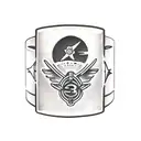 Halo ring with the iconic '343 Guilty Spark' tattoo design idea