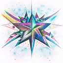 Star tattoo design idea