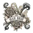 names with birthdates  tattoo design idea