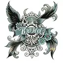 names with birthdates  tattoo design idea