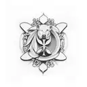 Romania Cross tattoo design idea