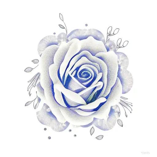 marine mom tattoo with flowers tattoo design idea