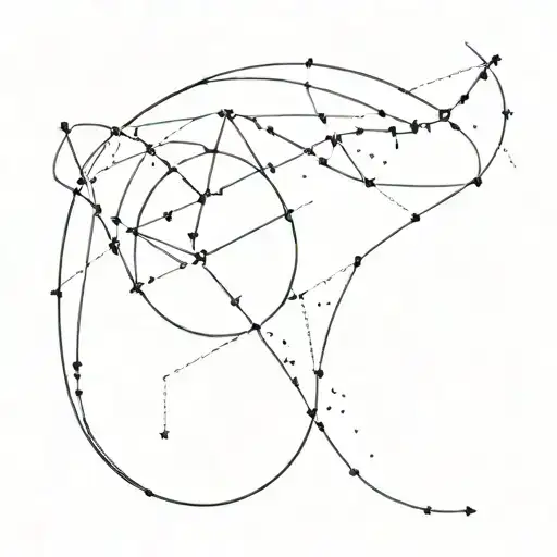pulsar map tattoo design idea