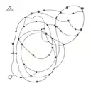 pulsar map tattoo design idea