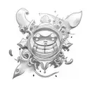 luffy  tattoo design idea