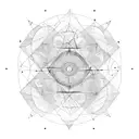 abstract exploration travelling tattoo design idea