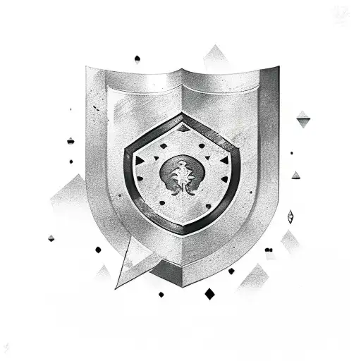 Shield tattoo design idea