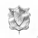 Shield tattoo design idea