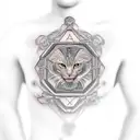 artificial intelligence and emotion tattoo design idea