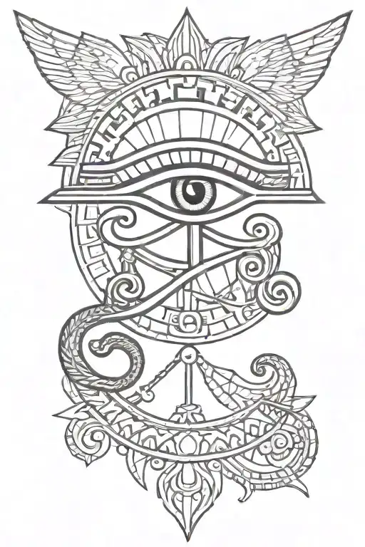 eye of ra tatoo tattoo design idea