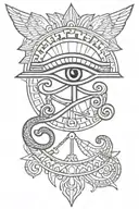 eye of ra tatoo tattoo design idea
