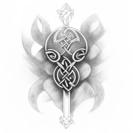 Irish Celtic  tattoo design idea