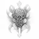 Irish Celtic  tattoo design idea