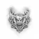 Irish Celtic  tattoo design idea