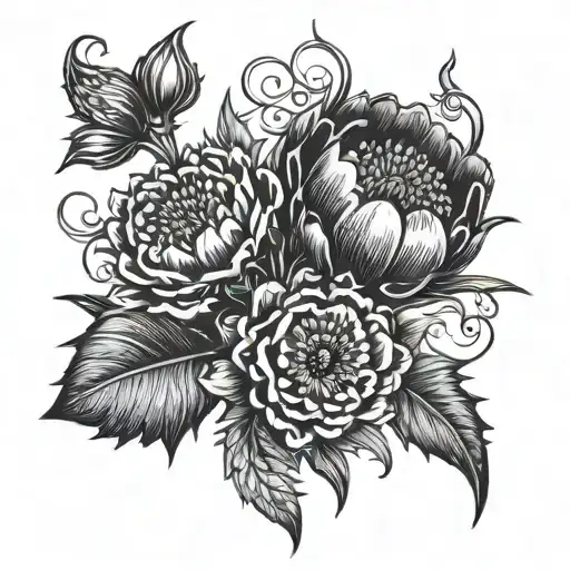A traditional Scottish thistle intertwined with a Spanish flamenco dancer, representing your diverse heritage tattoo design idea