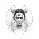 padme tattoo design idea