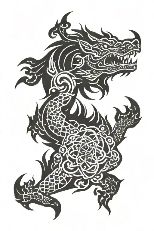 Tengri tattoo design idea
